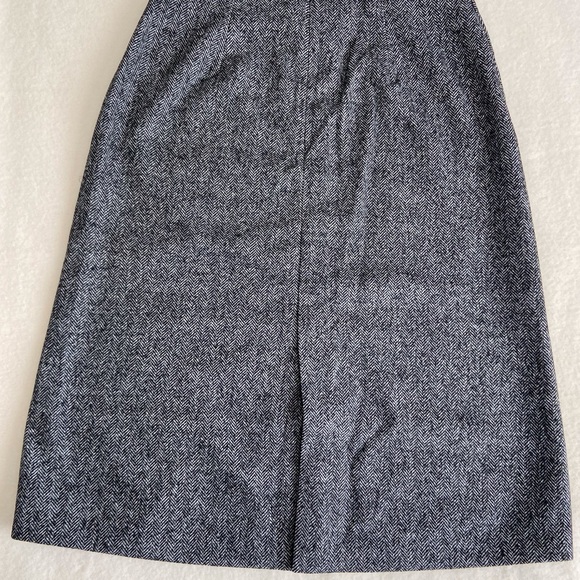 UNIQLO Women's Dark Gray Wool Blend Narrow Mini Skirt - Picture 3 of 4